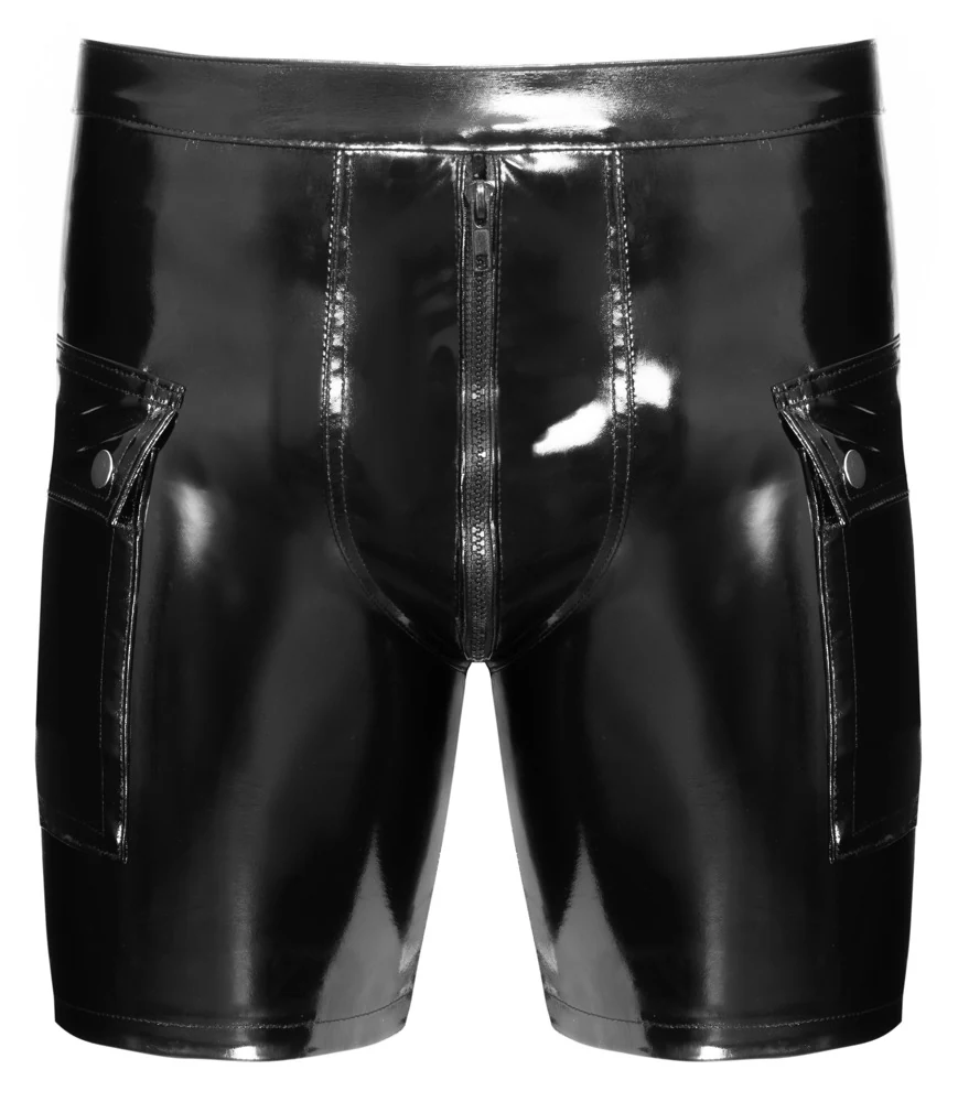 Black Level Shorts aus Lack