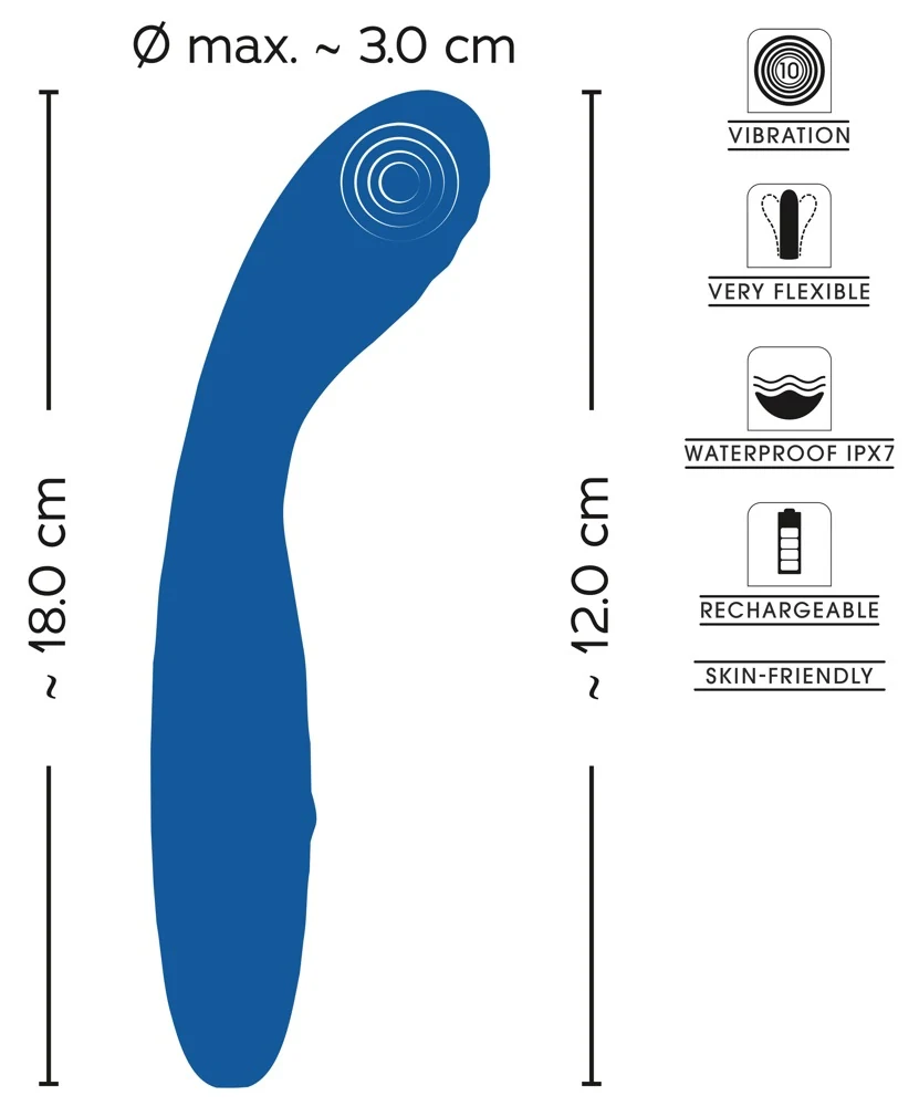 Sweet Smile Flexible G-Spot 18 cm vibrator