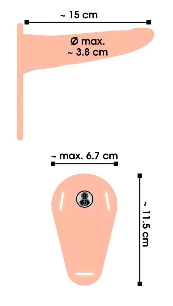 You2Toys Vibrating Strap-On