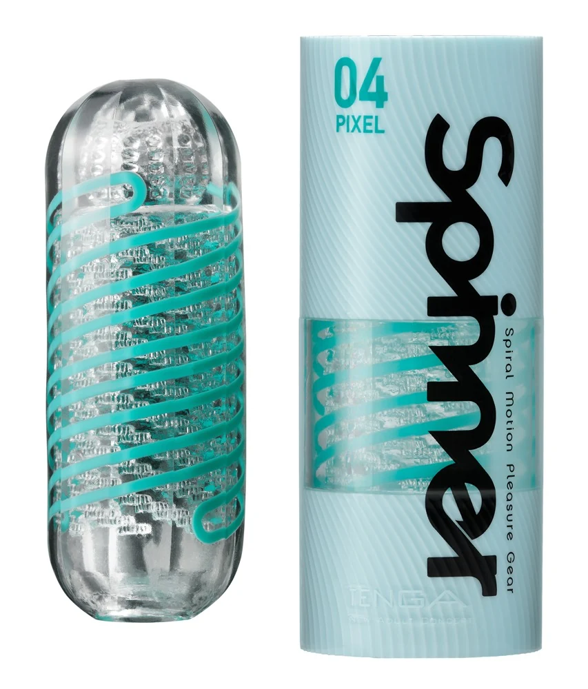 TENGA herbruikbare masturbator spinner transparant