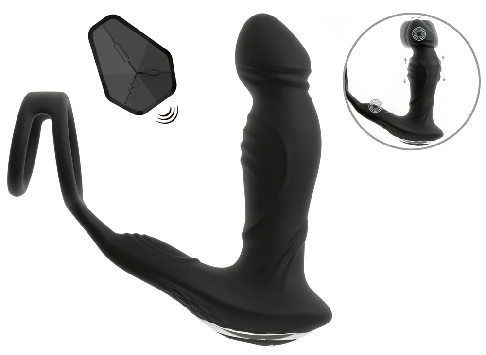 Rebel RC Vibrating Prostate Plug with Nodding Function 14,5 cm vibrator
