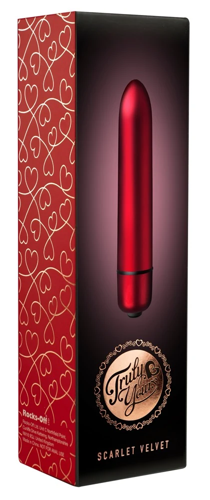 Rocks Off Scarlet Velvet Red 9,2 cm vibrator