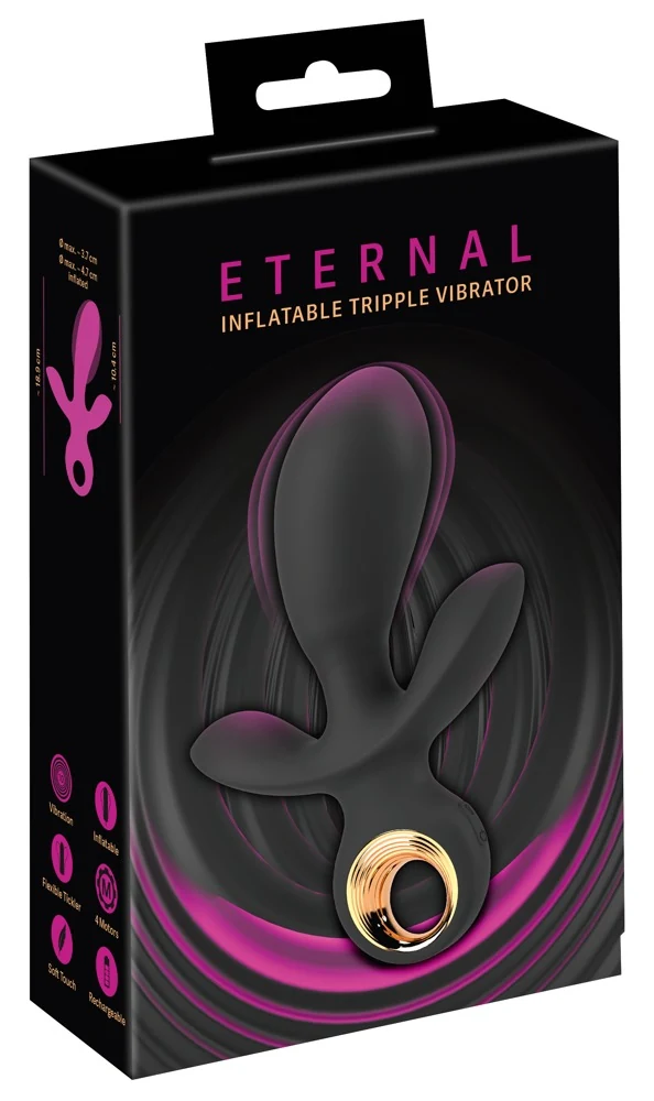 Eternal Inflatable Triple Vibrator 18,9 cm