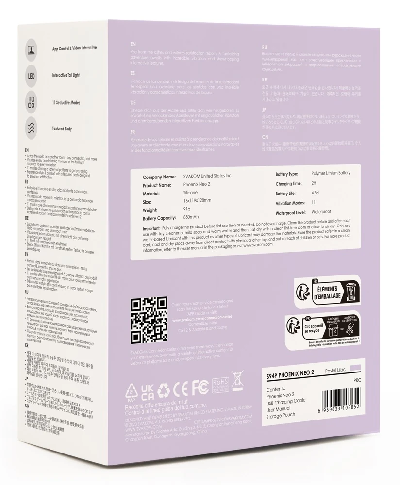 SVAKOM Phoenix Neo 2 11,8 cm vibrator