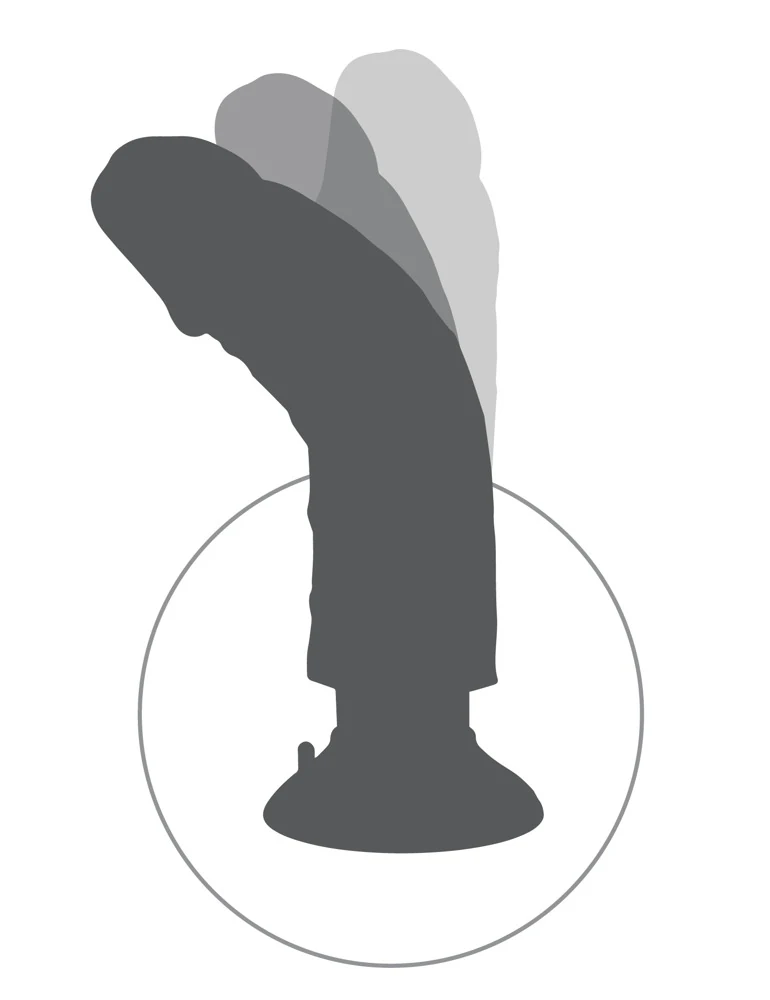 King Cock 9“ Vibrating 25,5 cm vibrator