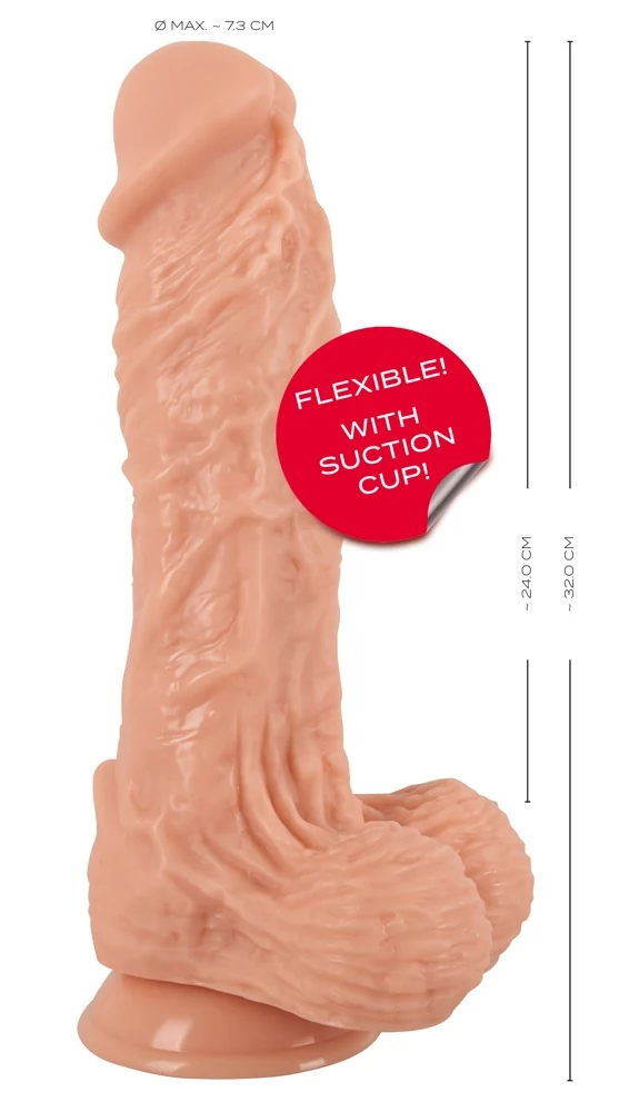 Realistixxx Giant XXL dildo met zuignap