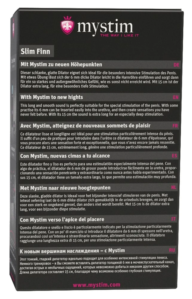 Mystim Slim Finn Dilator elektro
