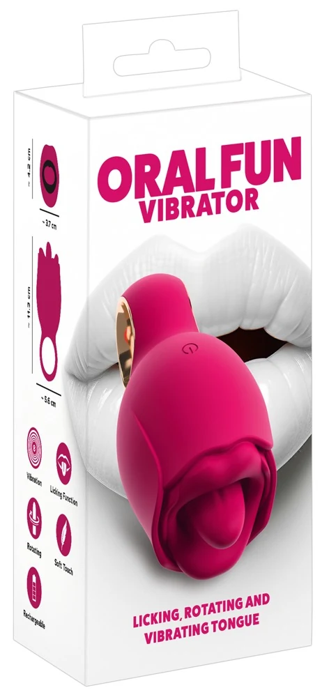 You2Toys Oral Fun Vibrator Licking and Vibrating Tongue 11,3 cm