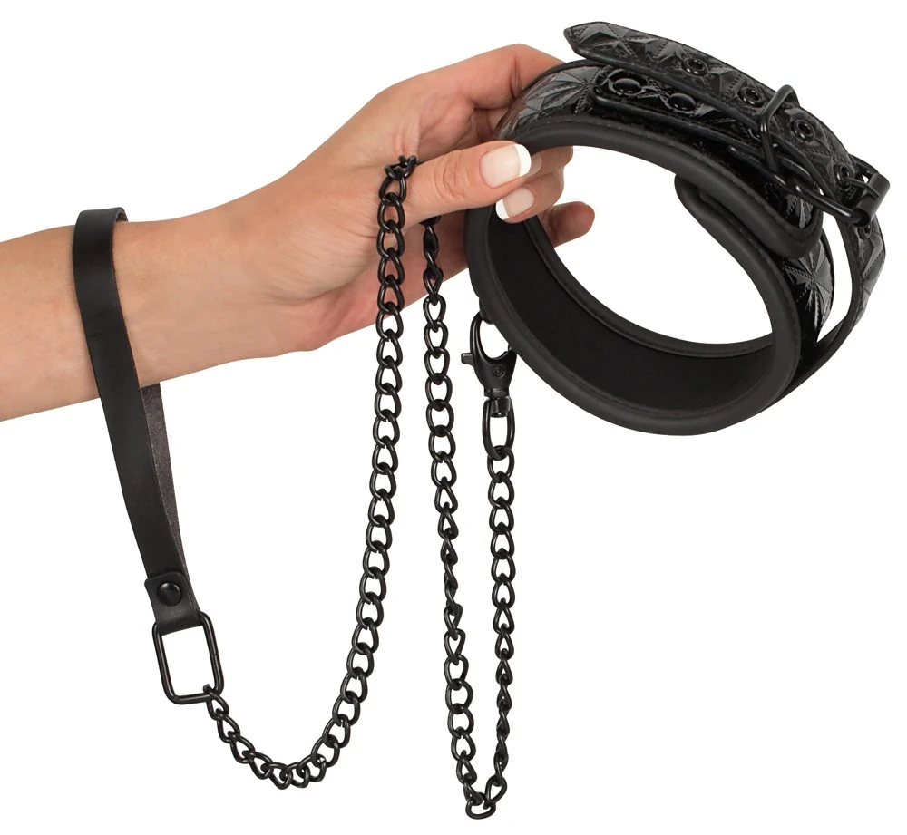Bad Kitty Halsfessel mit Leine bondage fesseln
