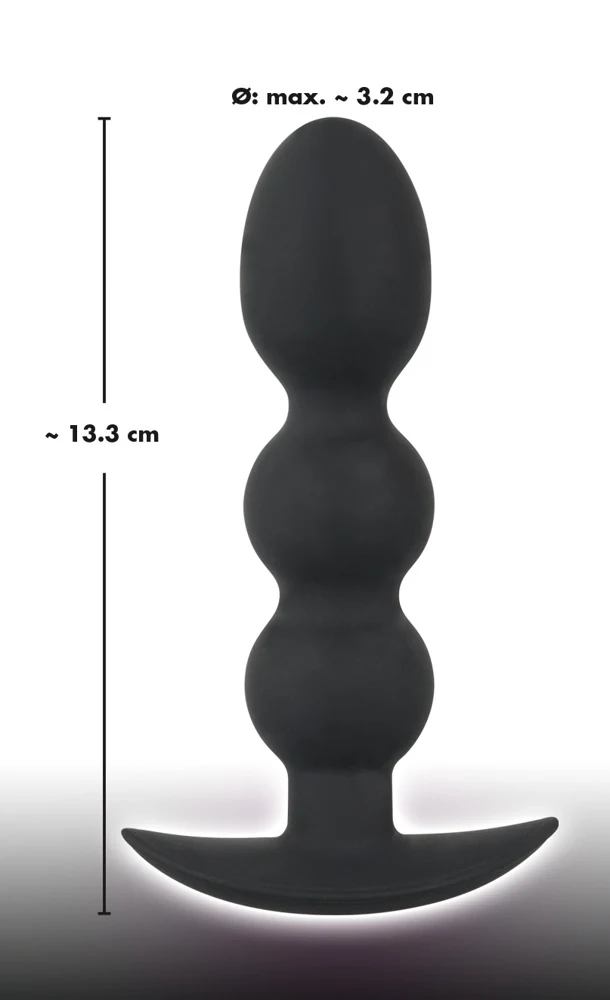 Black Velvets Heavy Beads 13,3 cm anal toy