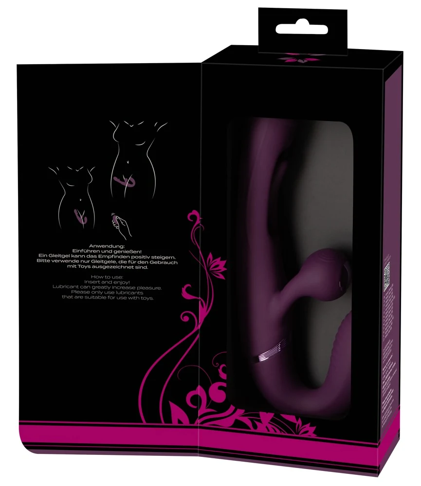 JAVIDA RC Strapless Strap-On With Flicking Tongue 23,5 cm vibrator