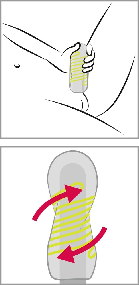 TENGA Spinner masturbator transparant