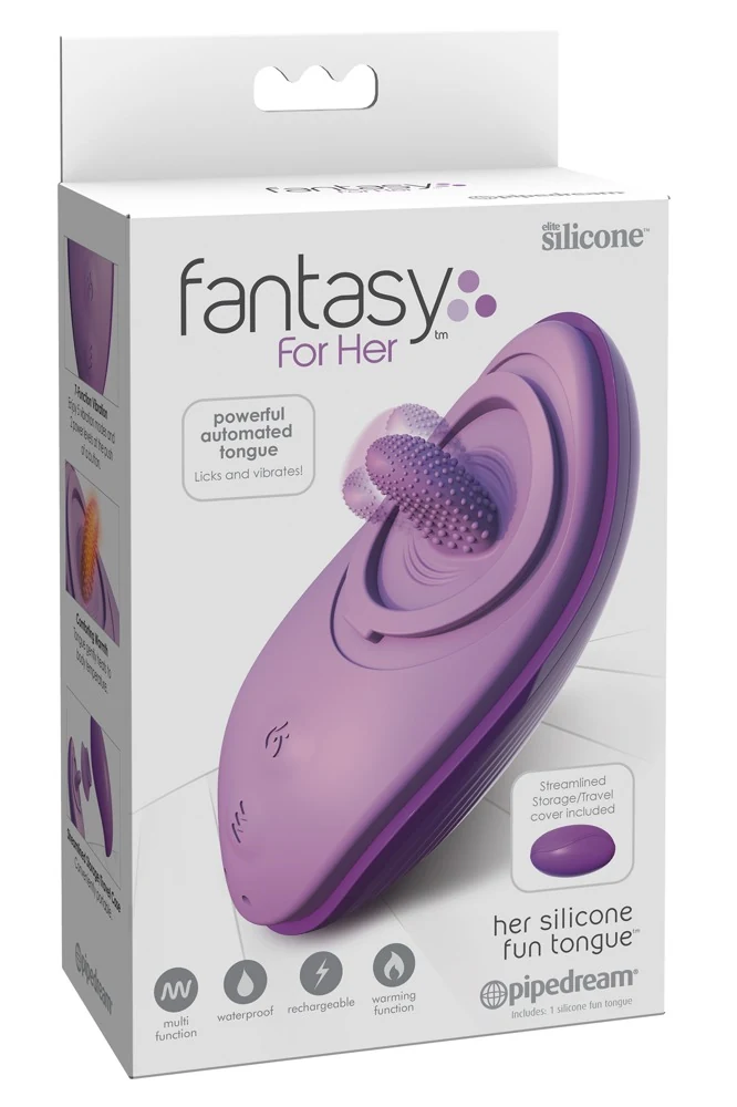 Fantasy For Her Silicone Fun Tongue 13 cm vibrator