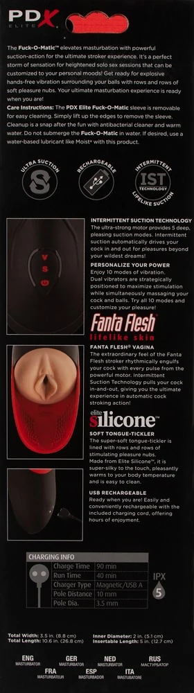 PDX Elite Fuck-O-Matic masturbator