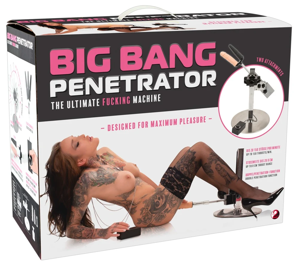 Big Bang Penetrator seksmachine met standaard
