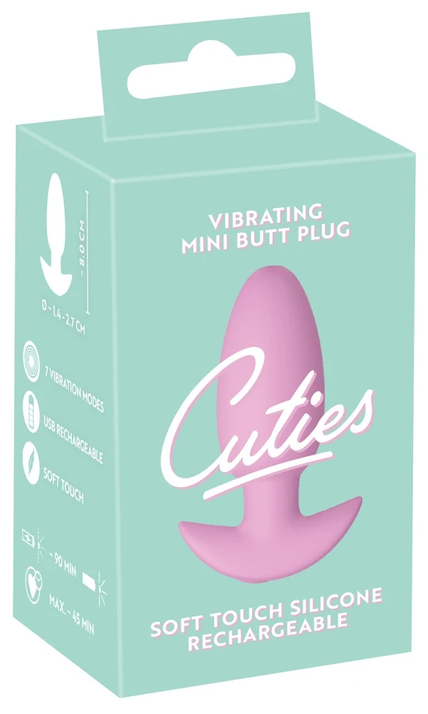 Cuties Vibrating Mini Butt Plug 8 cm anal toy