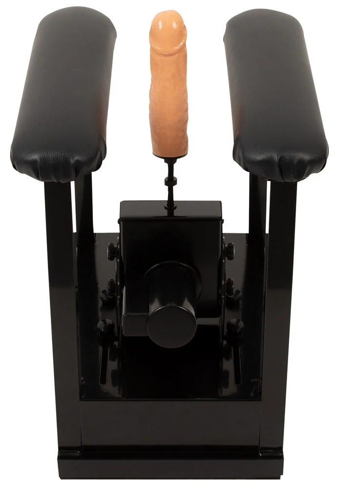 The Banger Sit-On-Climaxer seksmachine met dildo