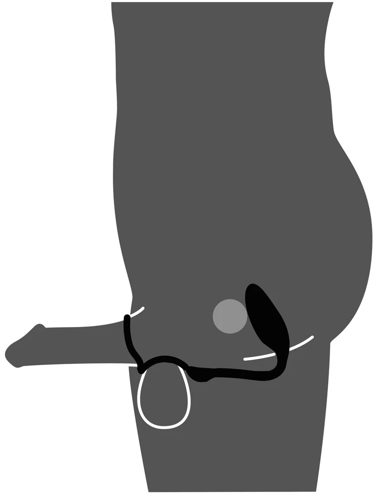 Rebel Cock and Ball Ring with a RC Butt Plug penisring