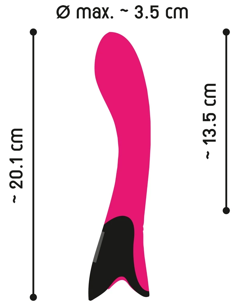 You2Toys Pink Sunset G-Spot Vibrator 20,1 cm