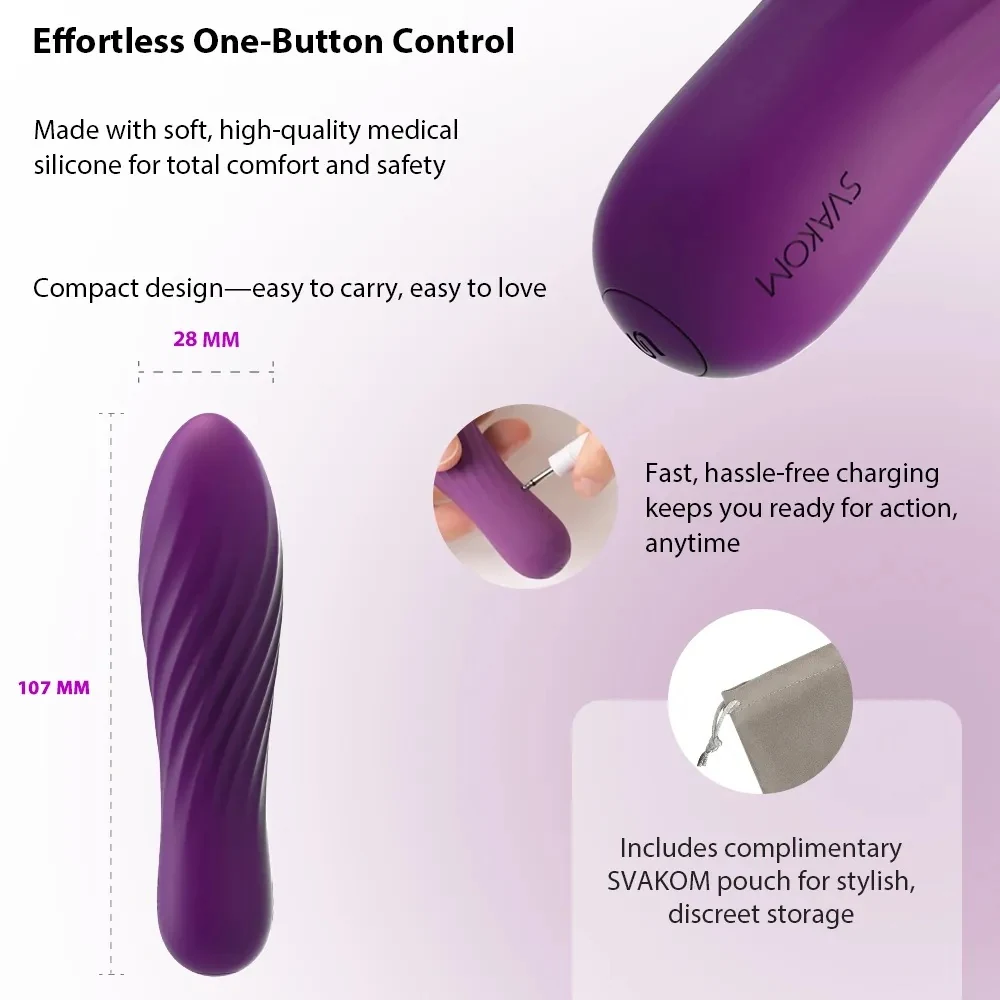 SVAKOM Tulip 10,6 cm vibrator