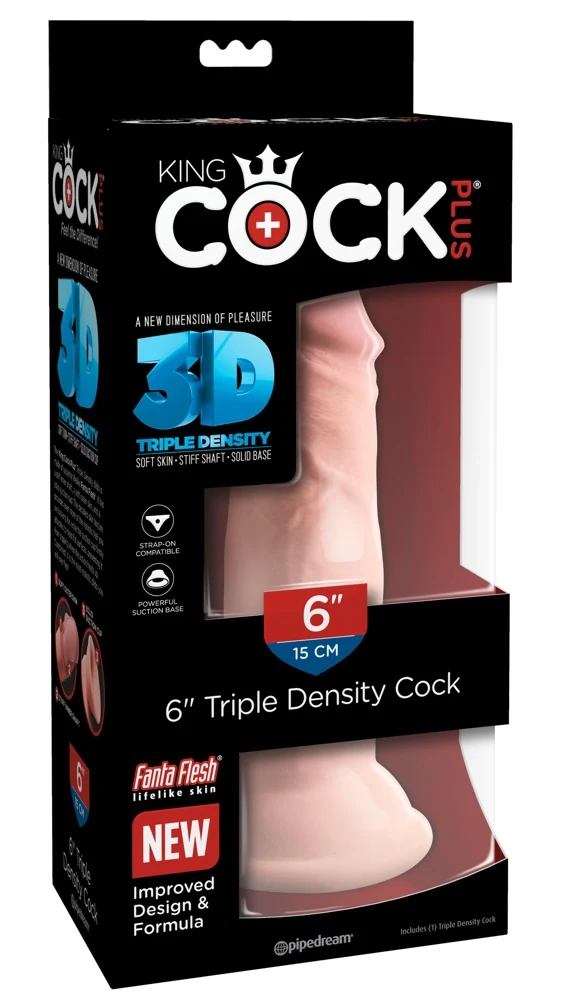 King Cock Plus 6“ Triple Density 18,4 cm dildo
