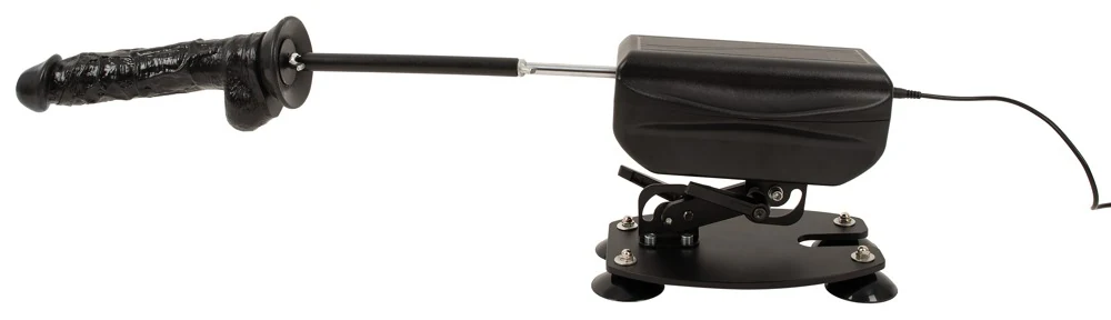 Compacte RC seksmachine met dildo's en masturbator