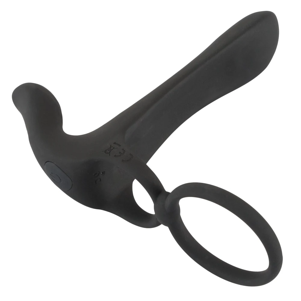 Black Velvets Couple's Vibrator penisring
