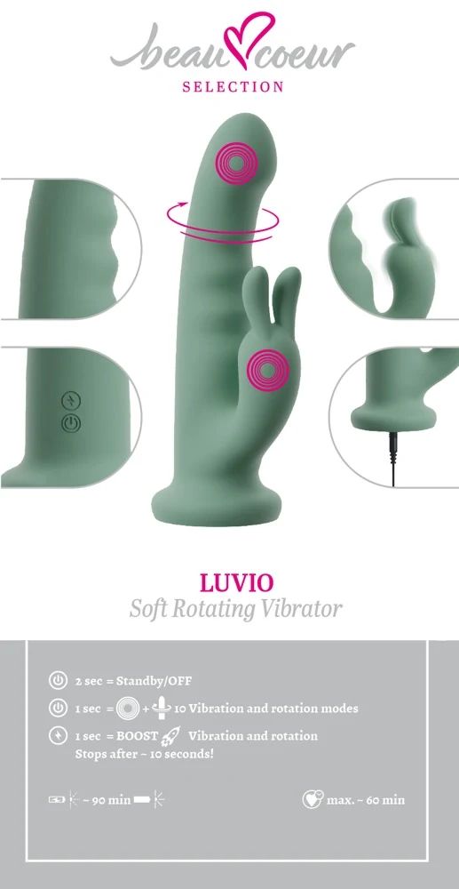 beau coeur LUVIO Soft Rotating Vibrator 19,3 cm