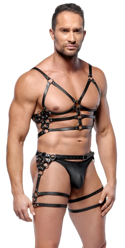 ZADO Harness-Set aus Leder