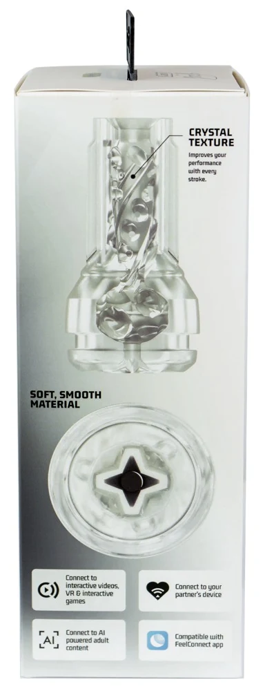 Kiiroo Feel Pocket Stroker Crystal PowerBlow masturbator