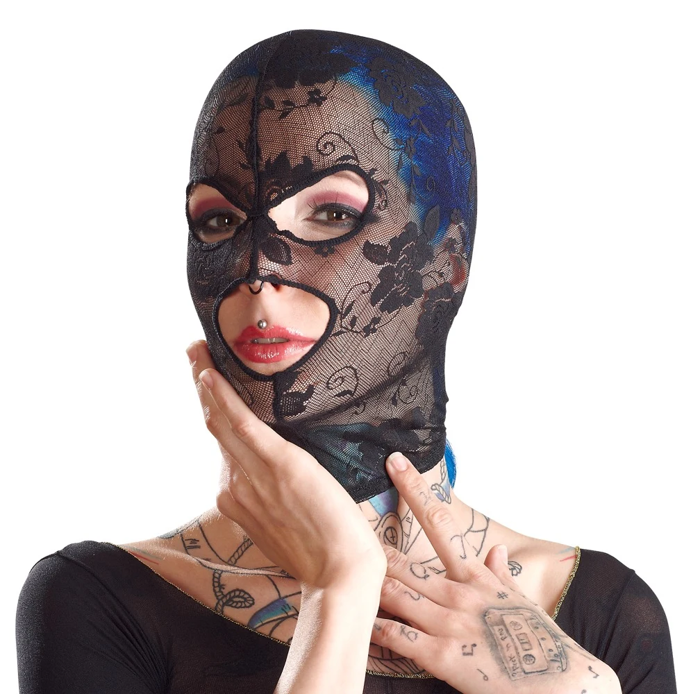 Bad Kitty Kopfmaske Spitze masken knebel