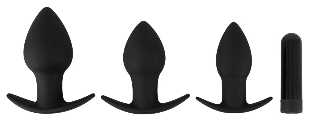 Black Velvets Butt plug set anal toy