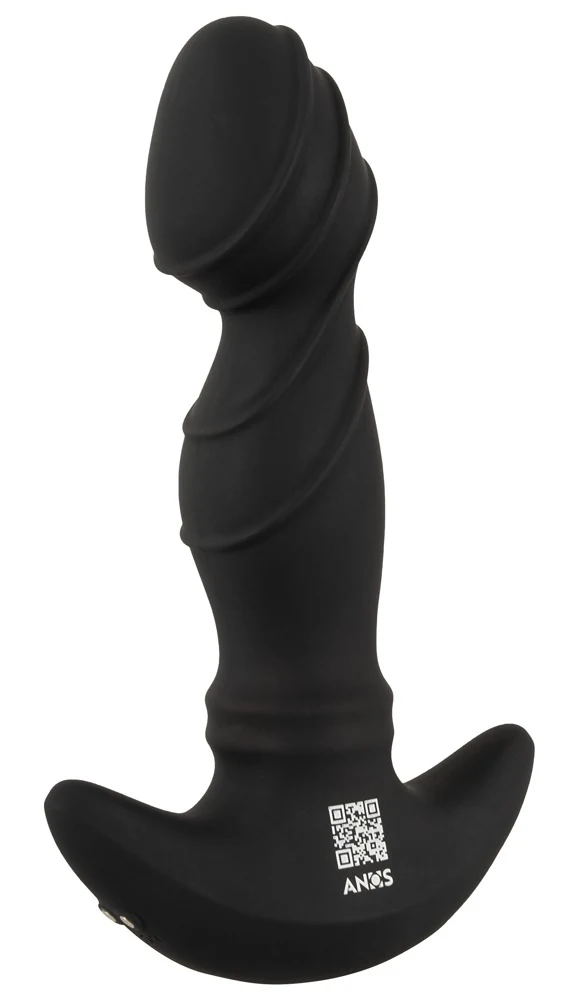 ANOS Vibrating Prostate Plug with Moving Rings 16,3 cm anal toy
