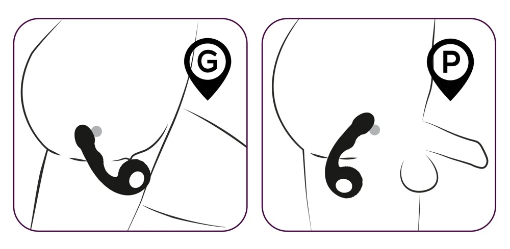 Black Velvets G P-Spot Vibrator 16,8 cm