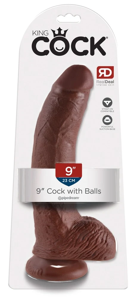 King Cock 9“ with Balls 22,9 cm dildo