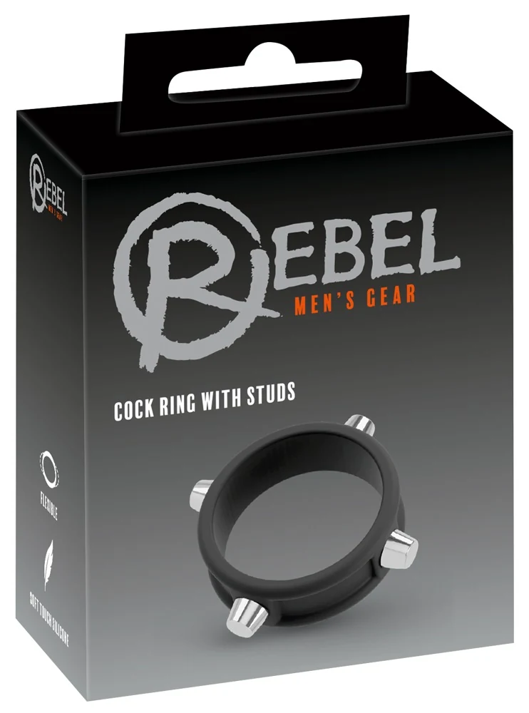 Rebel Cock Ring with Studs penisring