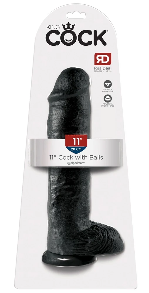 King Cock 11“ with Balls 28 cm dildo