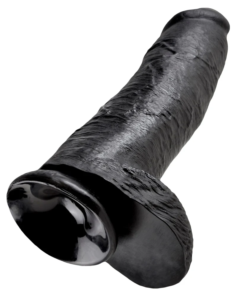 Realistische dildo met zuigvoet 30,5 cm