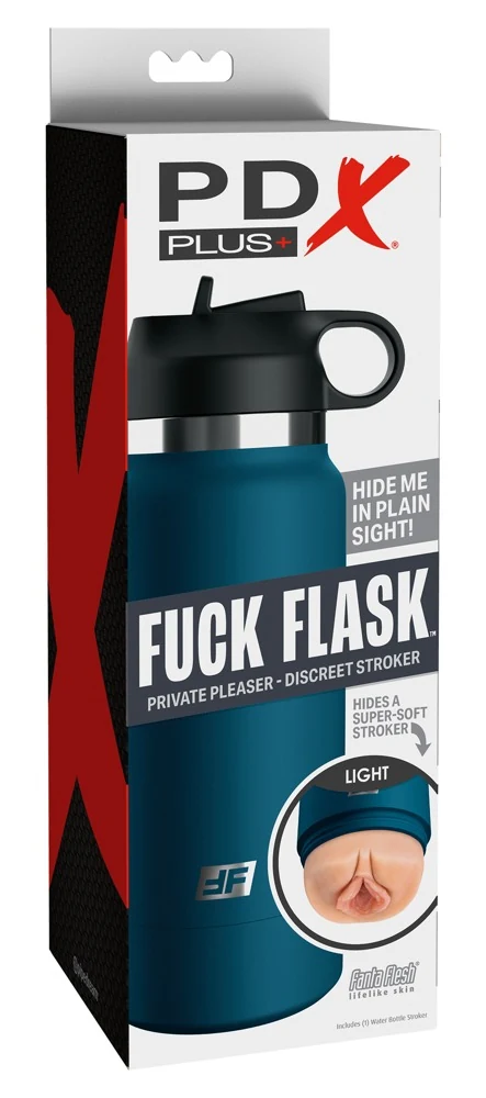 Discreet reisformaat masturbator met drinkflesdesign