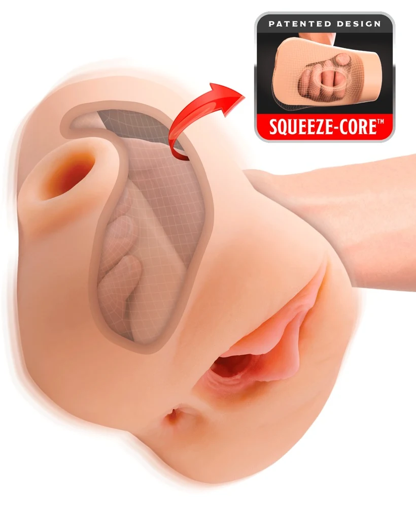 PDX Plus Double Pounder Vibrating masturbator