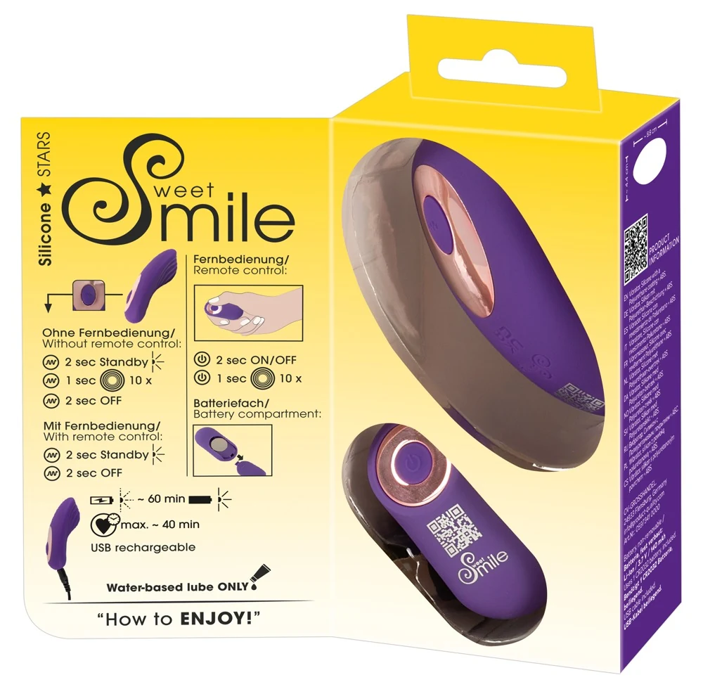 Sweet Smile RC Panty Vibrator 8,8 cm