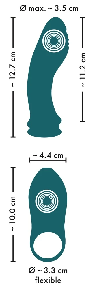 Couples Choice RC 3 in 1 Vibrator 12,7 cm