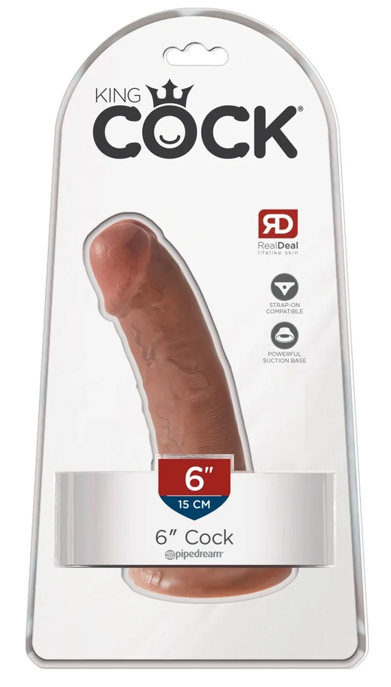 Natuurlijke dildo met zuignap 17 cm