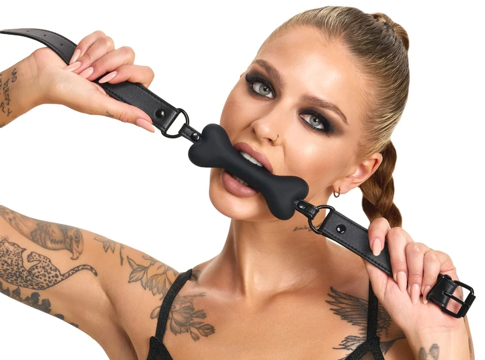 Bad Kitty Bone Gag masken knebel