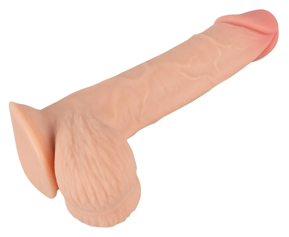 Nature Skin Dildo with moveable 18,7 cm