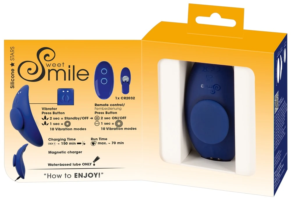 Sweet Smile RC Panty Vibrator Extra Slim 10,4 cm