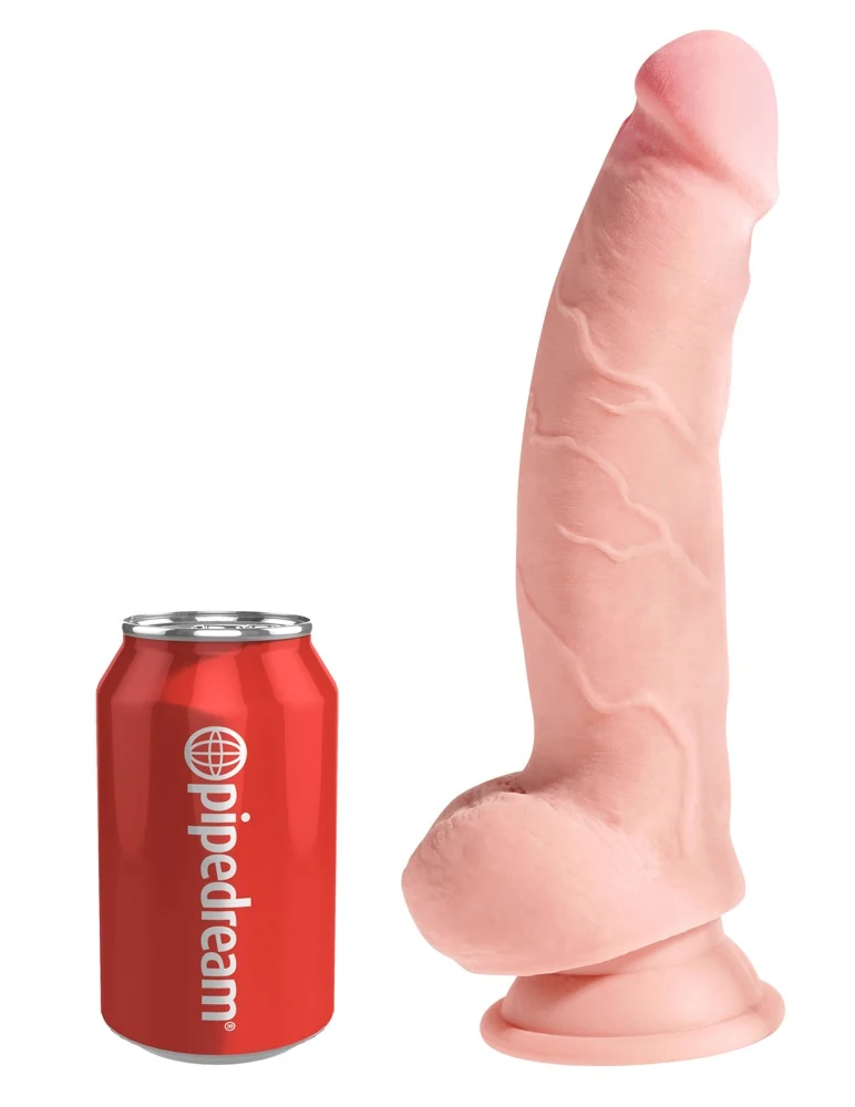 King Cock Plus 8“ Triple Density with Balls 24,1 cm dildo