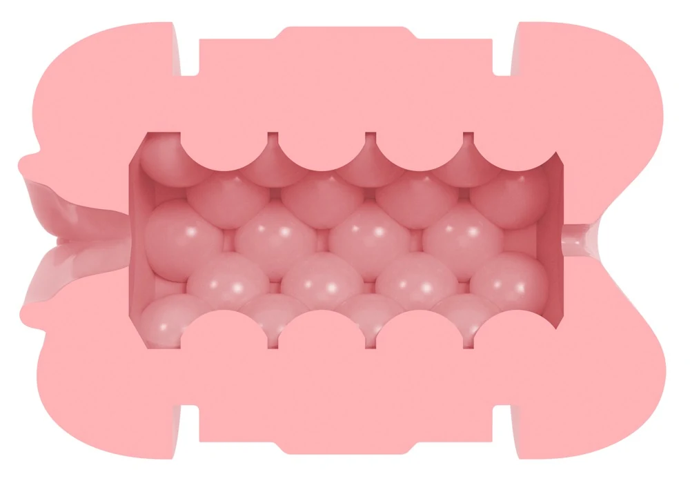 Dubbelzijdige pocket masturbator 11 cm