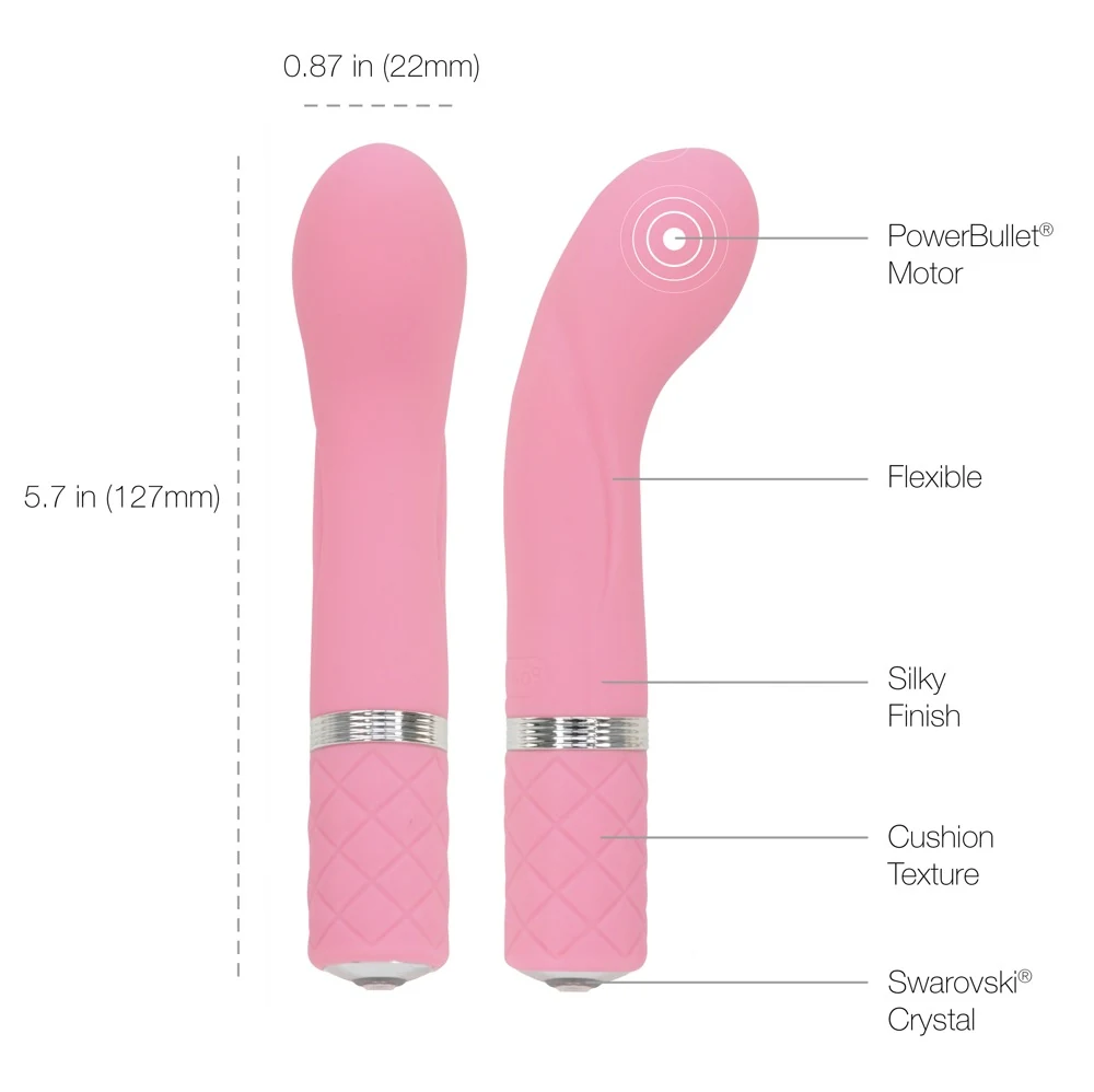 PILLOW TALK Racy Luxurious Mini Massager 12,7 cm vibrator