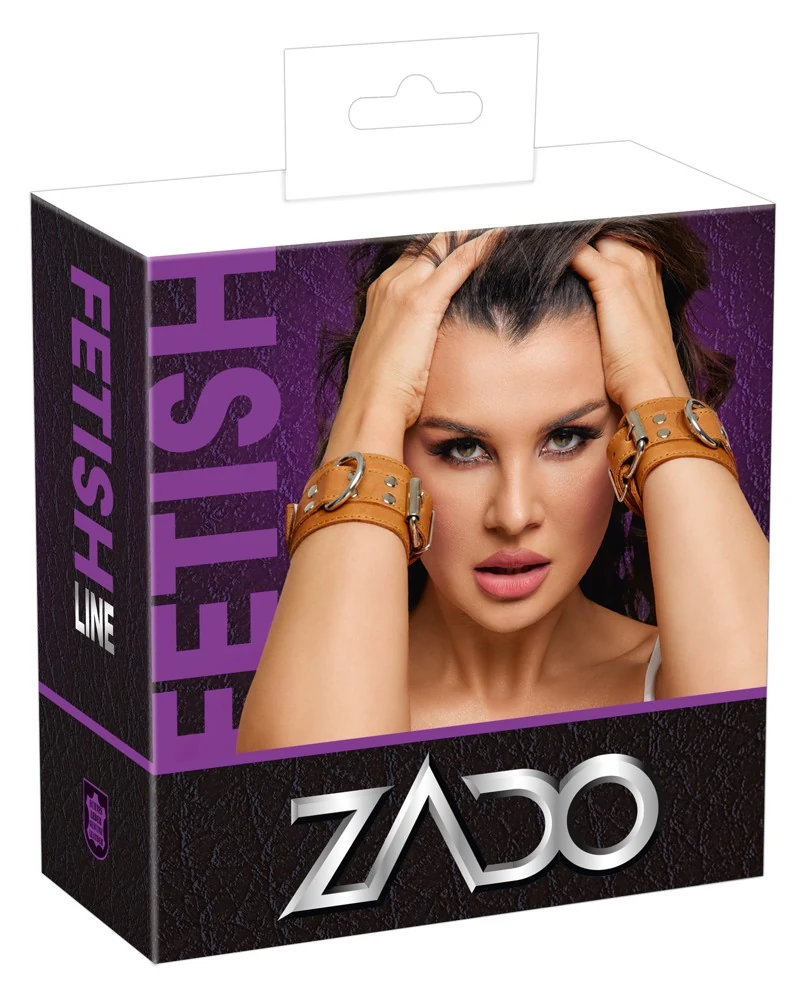 ZADO Handfesseln aus Leder bondage fesseln
